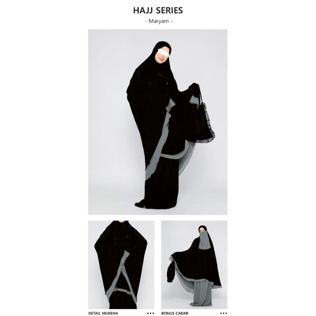 MUKENA HAJJ SERIES PREMIUM (PPM) - TWO LAYER Terlaris