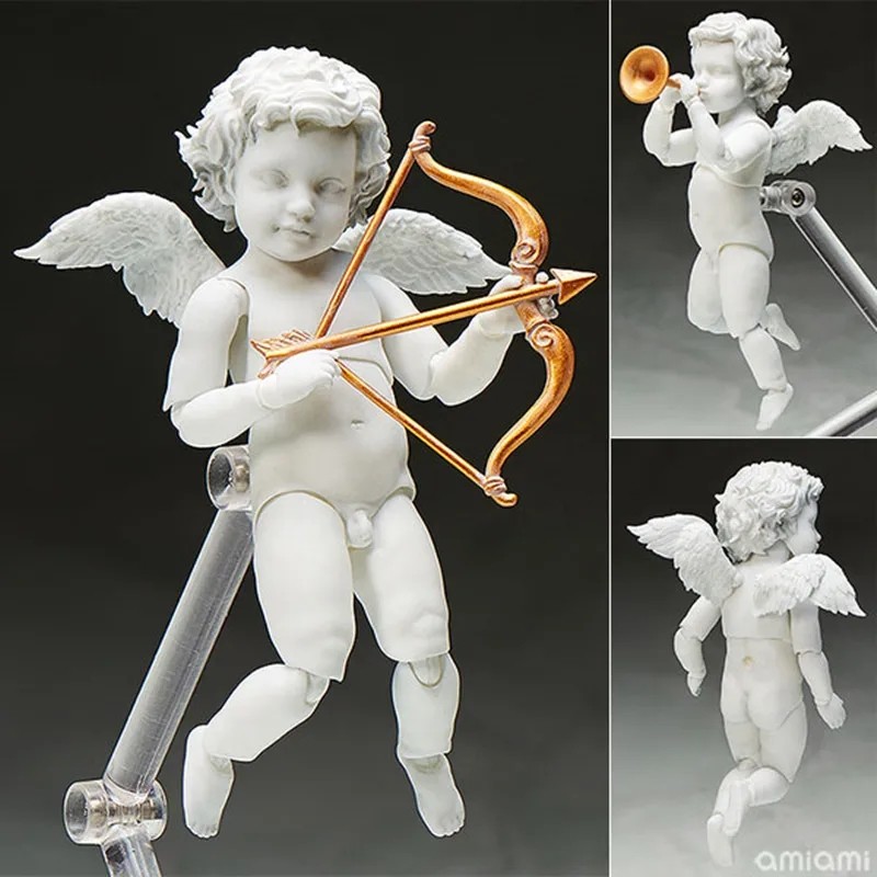 JBS 10cm Figma Sp-076 Angels the Cupid Figure Toys Desk Car Decoration Action Figure Model Toys Join