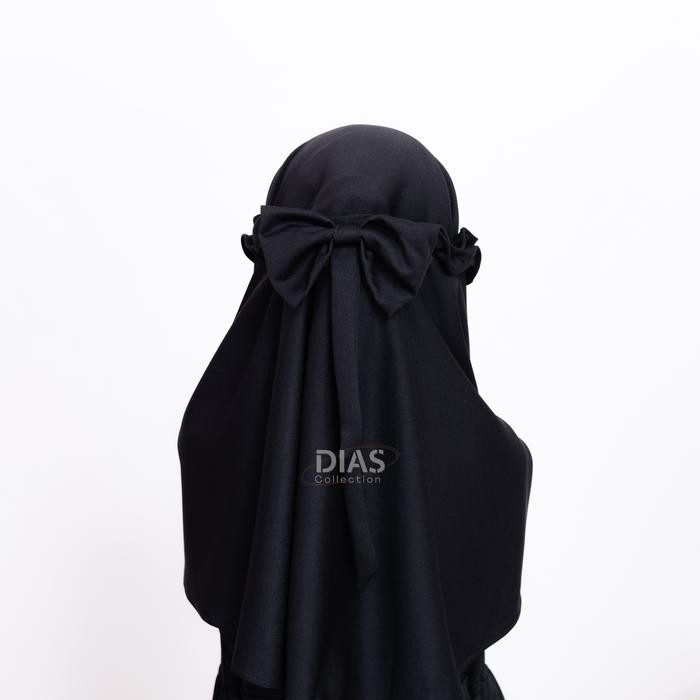 Set Baju Dres Anak Perempuan Manasik Gaun Gamis Putih - Remaja, Muslim Nyaman Jilbab Katun Tanggung