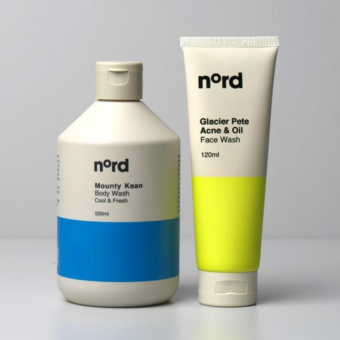NORD FOR MEN PERSONAL CARE KIT (FACE WASH GLACIER PETE & BODY WASH MOUNTY KEAN)