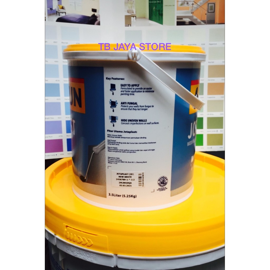 Terbaru Jotun Jotaplast New White / Cat Tembok Interior / Jotun White 5 Kg Terlaris