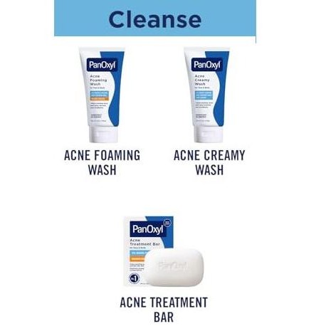 PANOXYL CREAMY ACNE WASH 4% 10% BENZOYL PEROXIDE FACE CLEANSER