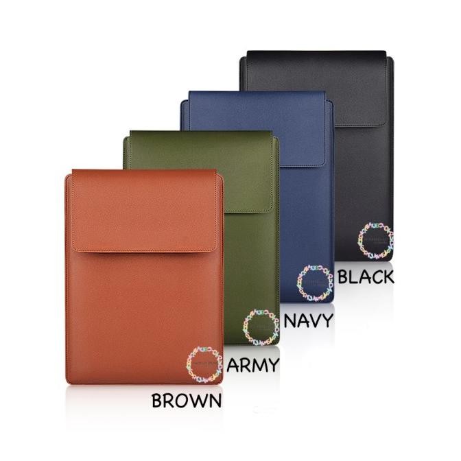 TAS LAPTOP POUCH LEATHER BAGS SLEEVE LAPTOP MACBOOK ASUS LENOVO ACER .