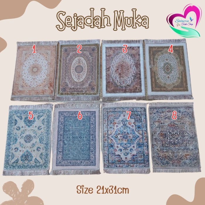 Sejadah Kecil Muka Turki Sejadah Muka Turki 21,5 X 31,5 Cm Asli 100%
