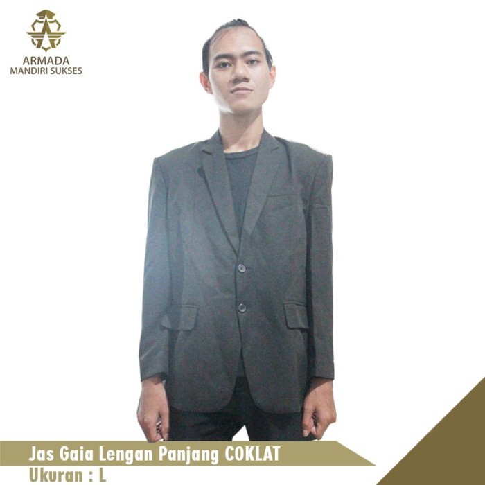 Jas Gaia Lengan Panjang Coklat