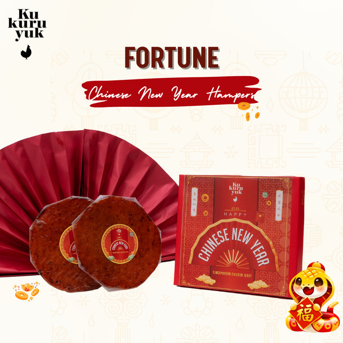 

Fortune Hampers - Hampers Imlek - Dendeng Kukuruyuk - Hadiah Parcel CNY