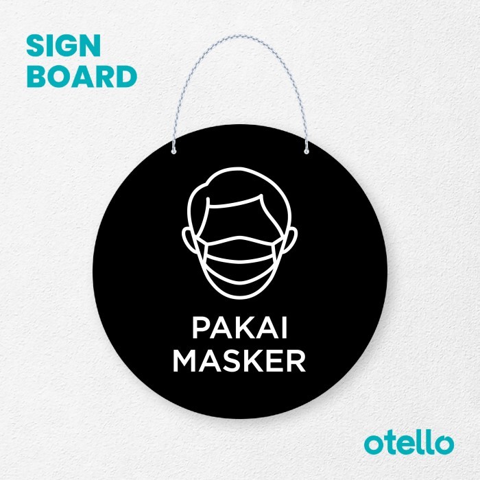

Sign Pakai Masker Signage Board Acrylic Papan Gantung Akrilik