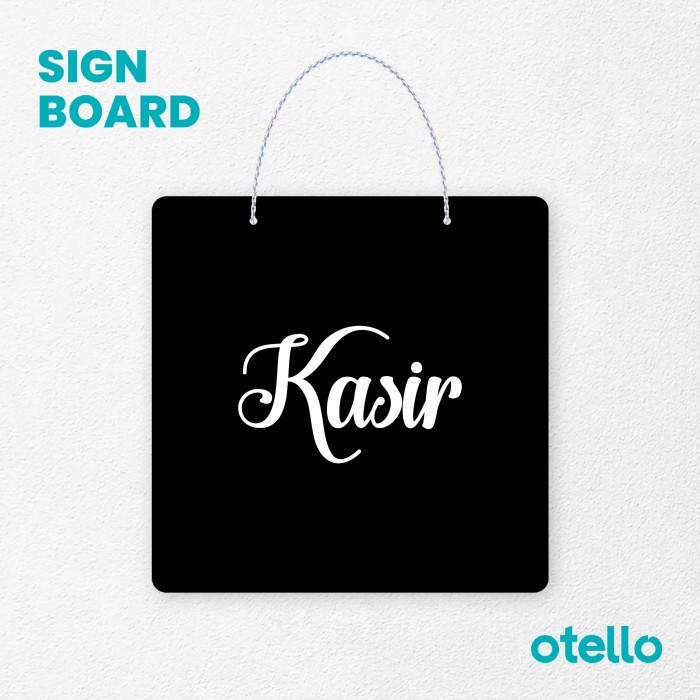 

Signage Kasir Signage Board Acrylic Papan Gantung Label Akrilik