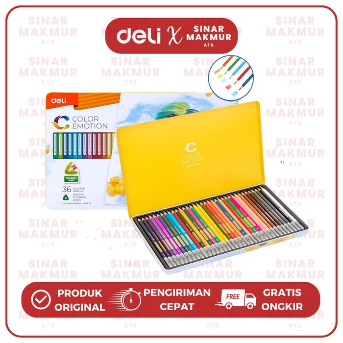 

Color Pencil/Pensil Warna Color Emotion 36 Warna EC00235 (Set)