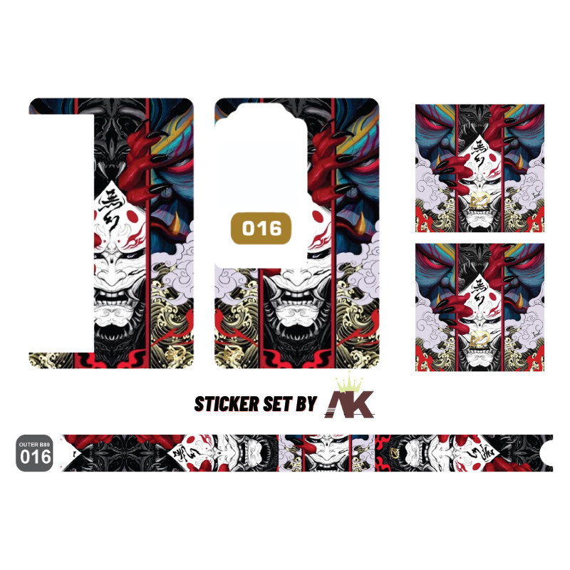 

Premium Cut - Set Lengkap Laminasi Doff B80 Pres 16 Garskin Stiker / Case Custom Terlaris 2PCS/ Fullbody