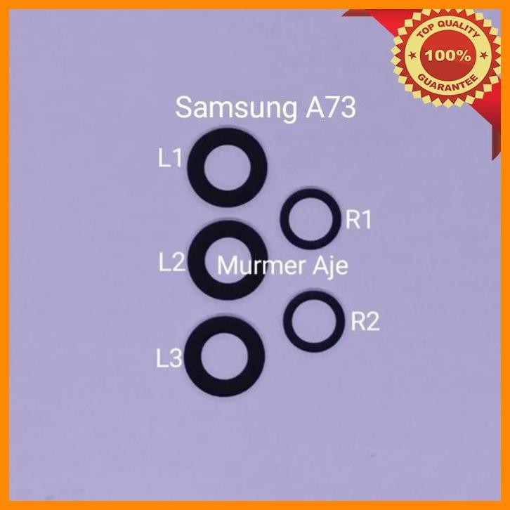 [MUR] LENSA CAMERA KACA KAMERA BELAKANG SAMSUNG A73 A73 OEM