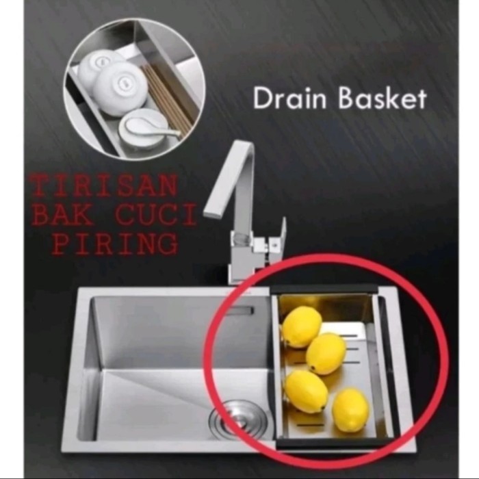 Tirisan bak cuci piring stainless / Tirisan kitchen sink 5040