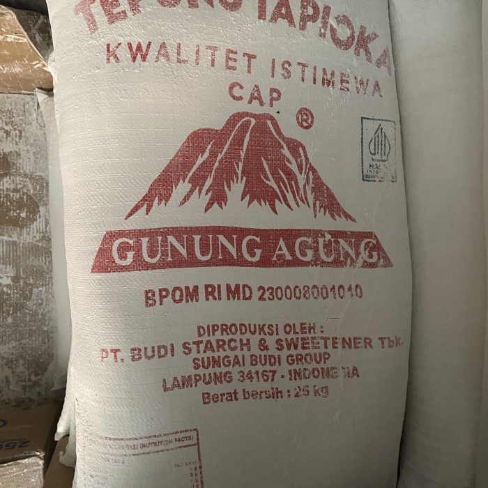 

BARANG TERLARIS Sagu gunung sagu tapioka 25 kg bal an