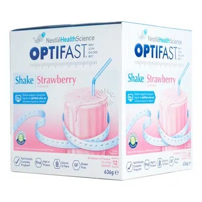 Nestle Optifast Very Low Calorie Diet Shake - Strawberry 12 x 53g