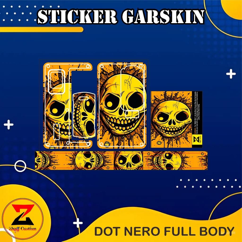 

Premium Cut - Zhaff New Acces D0tnerr0 Anti Luntur Type 1 Garskin Stiker / Case Custom Terlaris 2PCS/ Fullbody