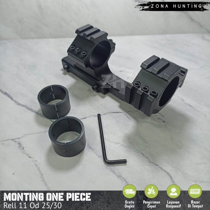 Monting One Piece Rel 11 OD 25 Dan 30 Mounting Teleskop Rell 11 Import