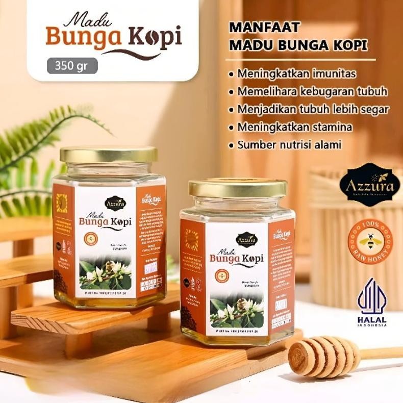 

Madu Azzura EXTRACT BUNGA KOPI 350 ml Original Raw Honey