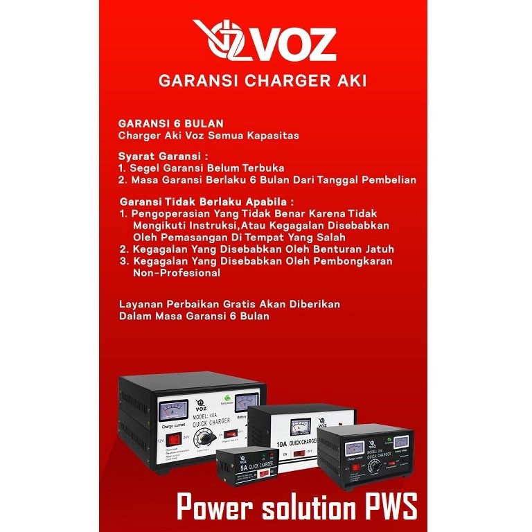 CHARGER AKI 40AMPERE 12V DAN 24V