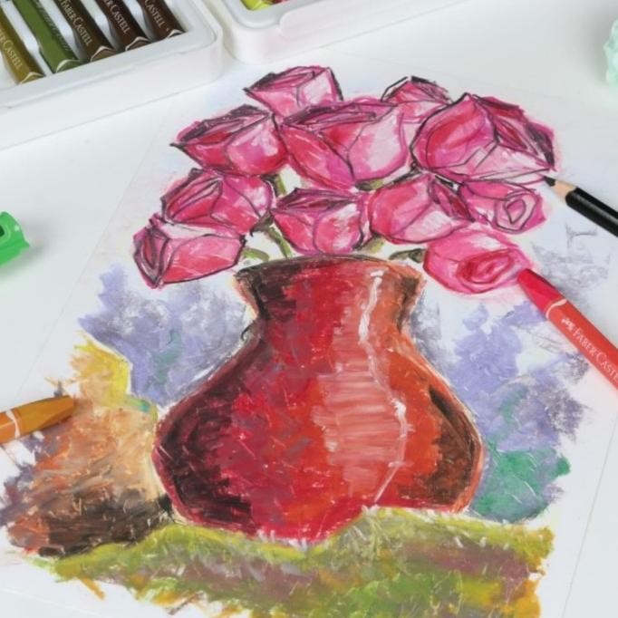 

CRAYON HEXAGONAL OIL FABER CASTELL 60 WARNA