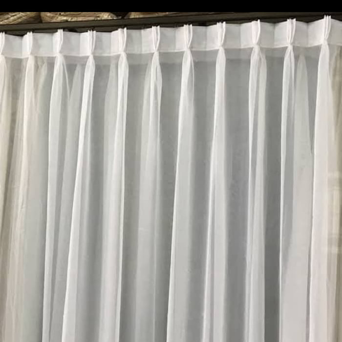 vitrase gorden dalaman gorden tipis putih import lebar 2 meter