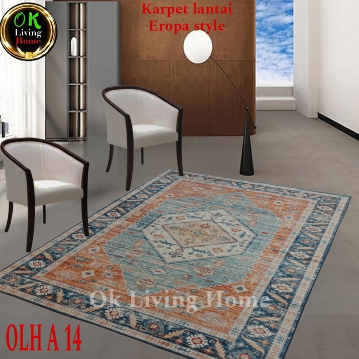 Karpet lantai, karpet permadani 160x210, karpet lantai vintage