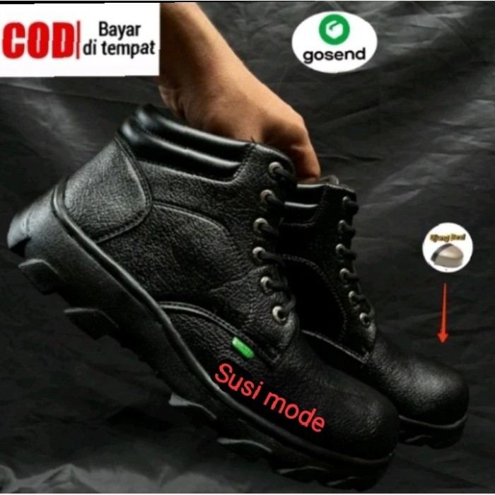 sepatu sefty boots sepatu kerja pabrik lapangan kitchen, pabrik, SPBU