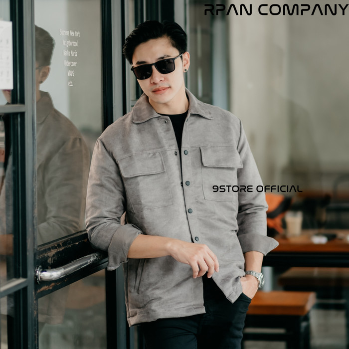 New Trucker Suede Jacket Brooklyn / Jaket Suede / Shirt Jacket Suede Pria Best Seller