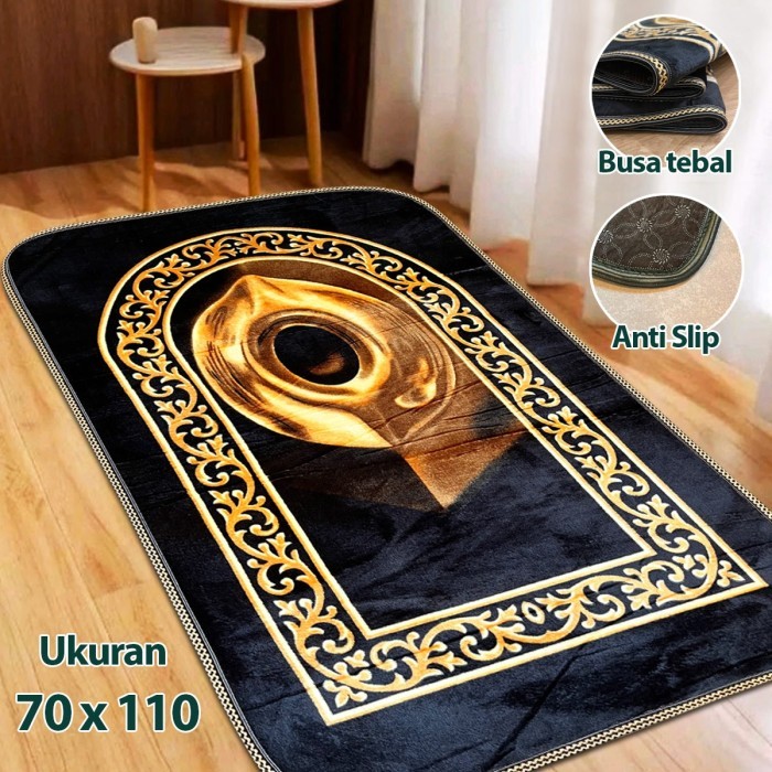 Sajadah Turki Tebal Al Jeddah / Sejadah Premium Halus Empuk 70X110 Asli 100%