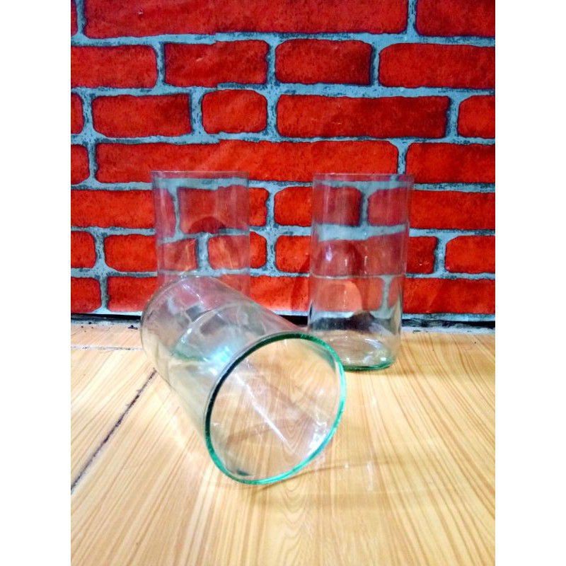 Disc Botol Kaca Tabung/Vas Bunga Kaca/Botol Unik/Tempat Ikan Cupang, Ikan Hias, Guppy Dll
