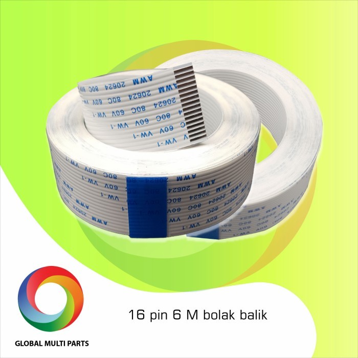 kabel flexi 16 pin 6meter bolak balik