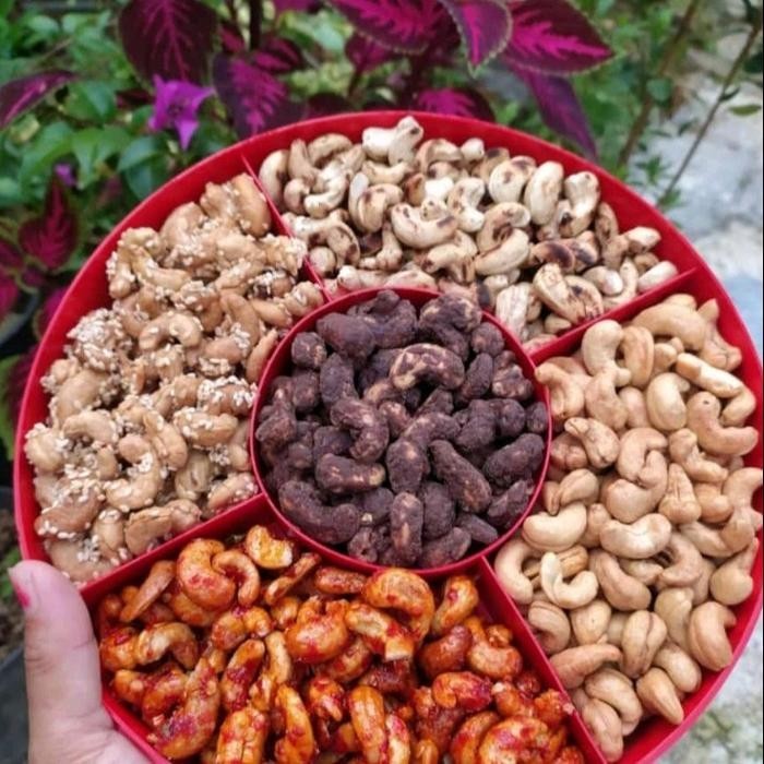 

kacang mete mix 5 varian rasa berat 1 kg