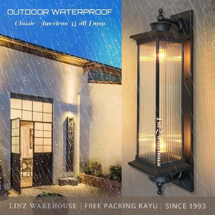 Lampu dinding CLASSIC AMERICAN OUTDOOR WATERPROOF SERIES 01 wall lamp