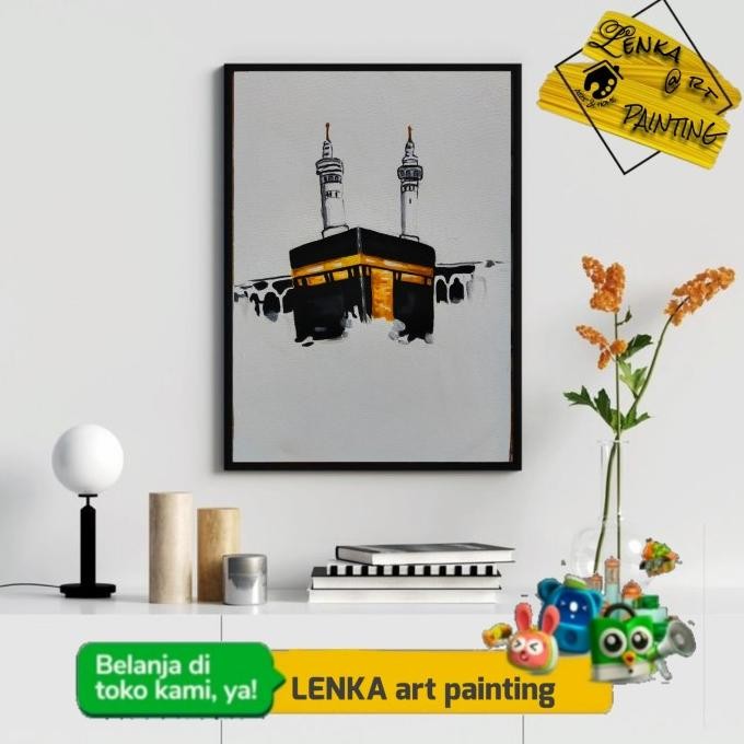 lukisan Ka'bah minimalis