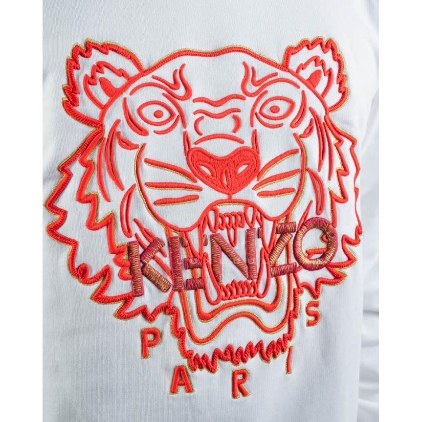 Promo Kenzo Tiger Red White Crewneck / Sweater Branded Original COD