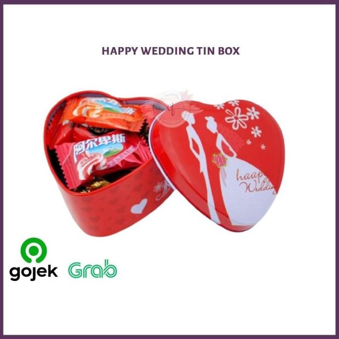 '+'+'+'+] Souvenir Pernikahan Suvenir Lamaran Kotak Kaleng Permen Wedding