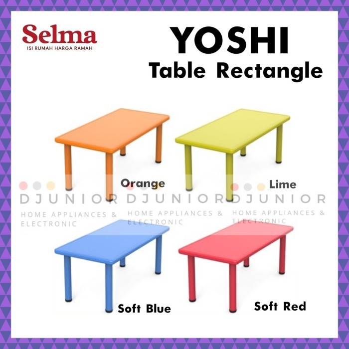 YARIS - MEJA BELAJAR ANAK / MEJA KELAS TK SD / YARIS TABLE RECTANGLE