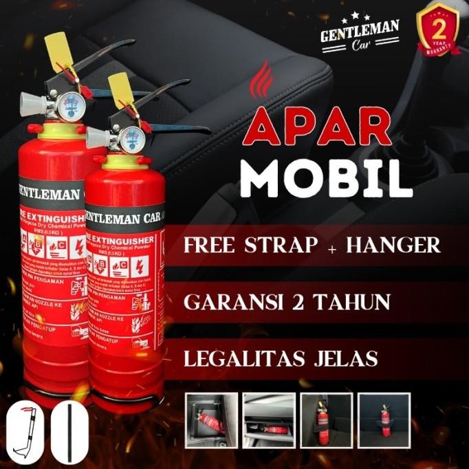 APAR Mobil 0.5Kg & 1Kg Gentleman Car Tabung Pemadam Racun Api Portable