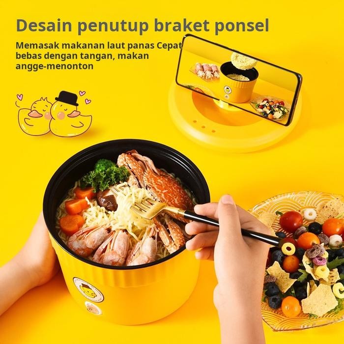 Berbagai Macam Panci Mie Instan Bebek Kuning Lucu Asrama Mahasiswa Kompor Listrik Kecil Terintegrasi