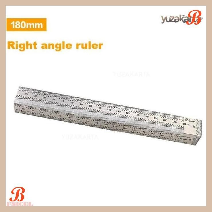 

| YZA | PENGGARIS MISTAR SUDUT LINE MEASURING RULER WOODWORKING TOOL 18 CM