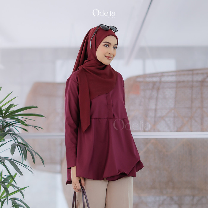ODELIA HIJAB - CHESSY TOP (KATUN PREMIUM)