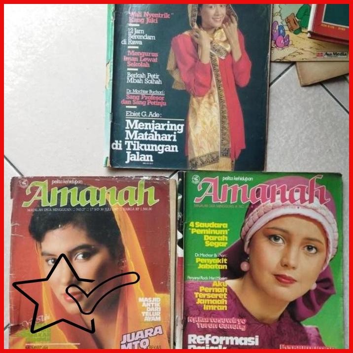 [KBB] Majalah Jadul/Lawas AMANAH. Paketan 3 majalah