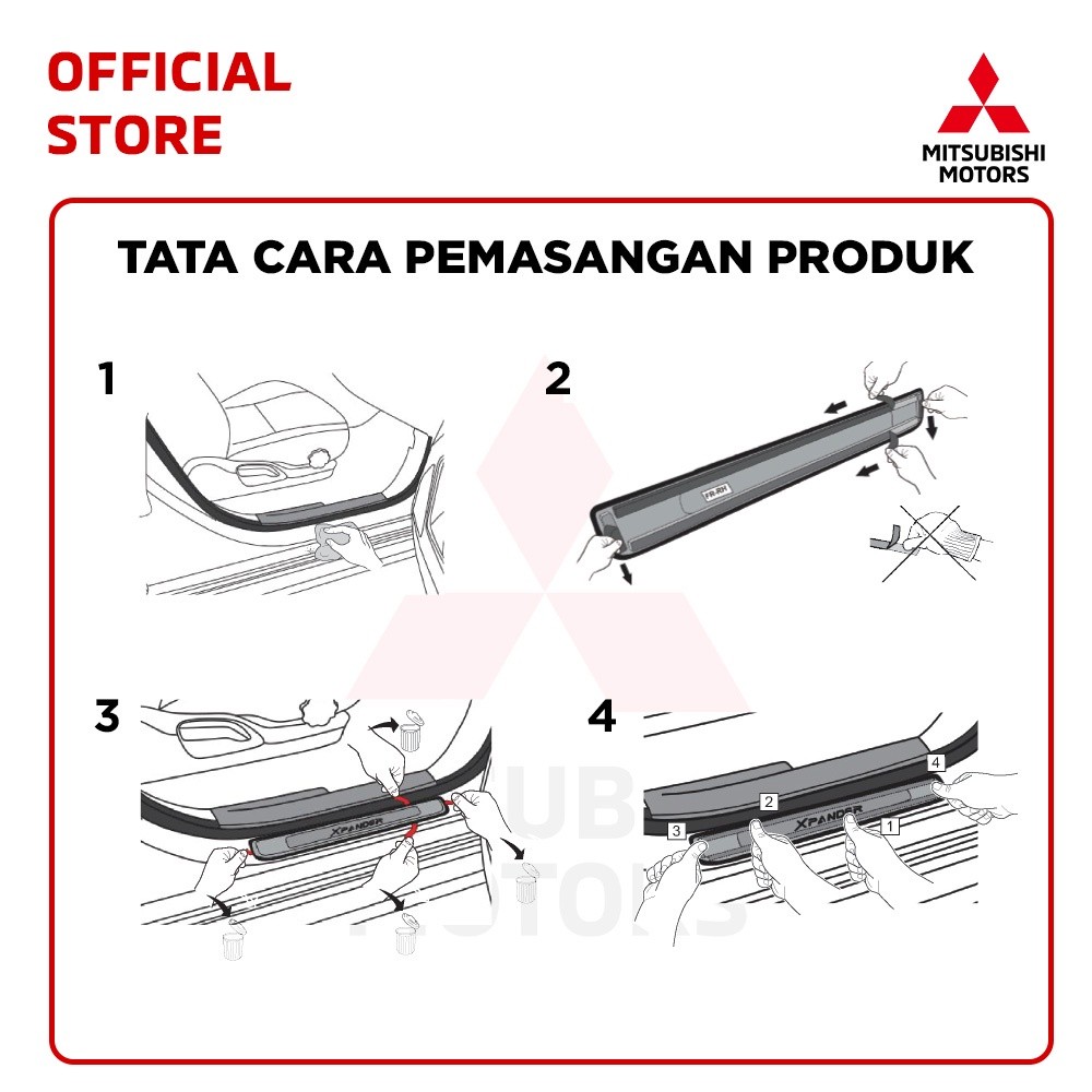 Mitsubishi Motors Genuine Accessories SCUFF PLATE Xpander