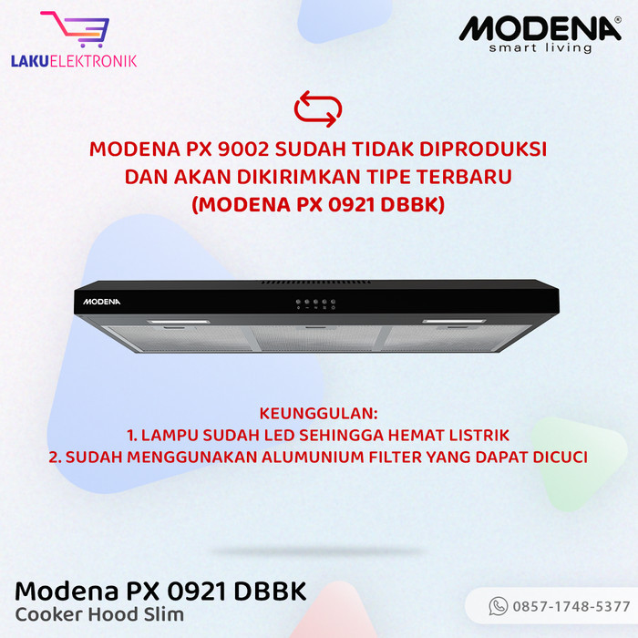 JUAL RUGI Cooker Hood Modena PX 9002 / PX9002