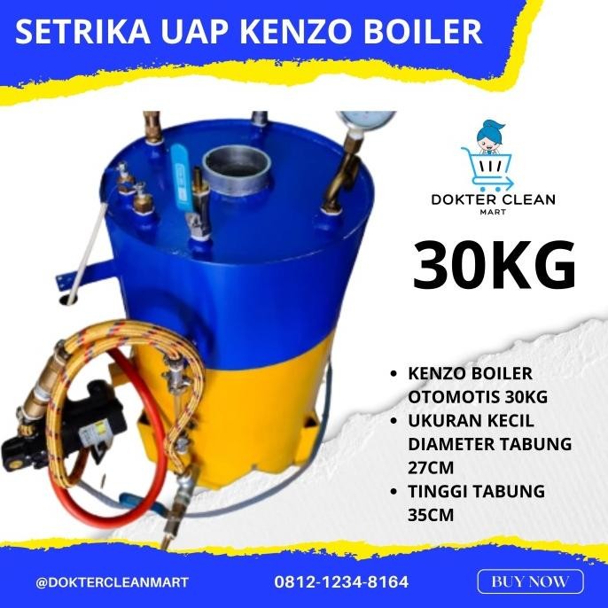 SETRIKA UAP LAUNDRY / KENZO BOILER