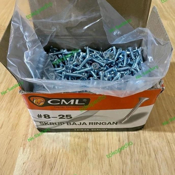 SEKRUP BAJA RINGAN CAMEL 8X25 (PANJANG 2,5CM) BAUT BAJA RINGAN GRC SDS