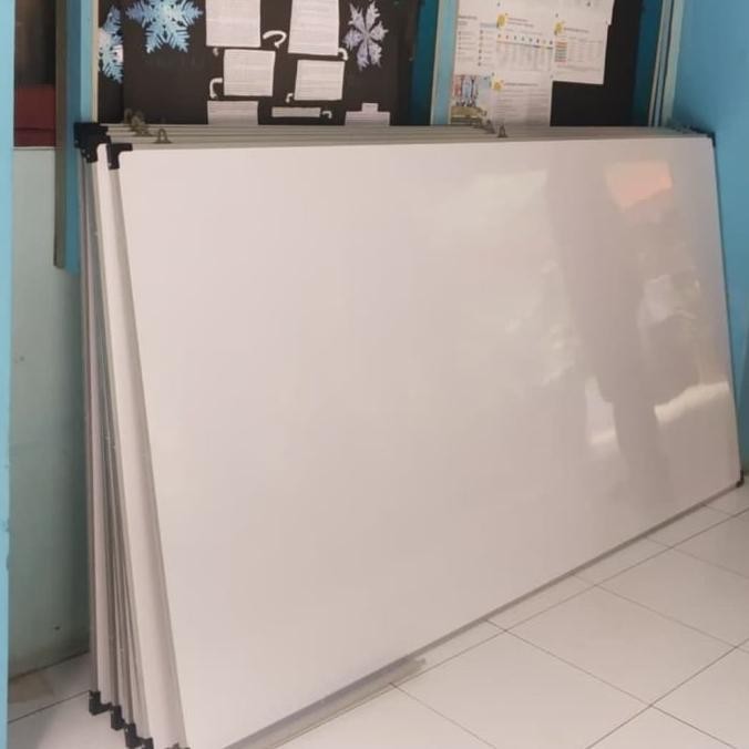 

Whiteboard kantor 120 x 240 cm papan tulis kantor 240 x 120 cm TL