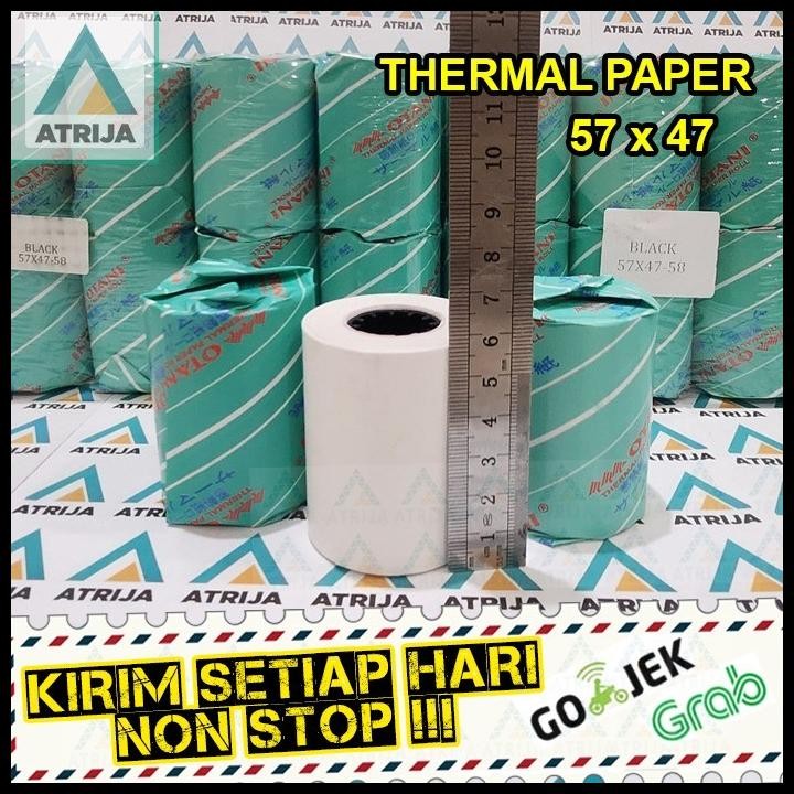 

Terlaris Kertas Kasir Struk Thermal Otani 57X47. Thermal Paper Roll 57 X 47 Good Quality