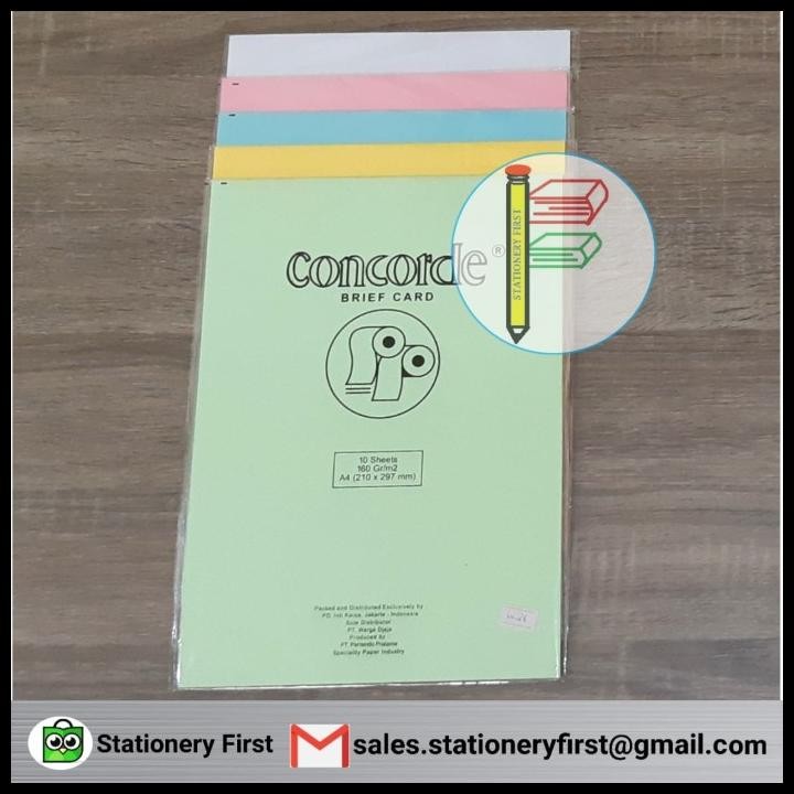 

Terlaris Kertas Concorde 160Gr Ukuran A4 Good Quality