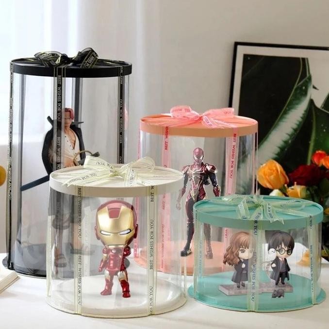 

Sale Kotak Kue Mika Transparan Bentuk Lingkaran Cake Box Berbagai Ukuran