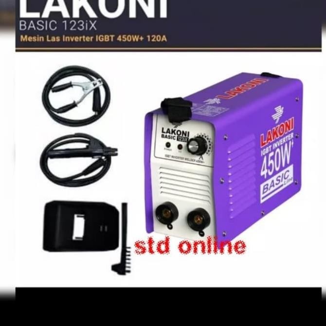 Baru mesin las INVENTER 450 WATT LAKONI BASIC 123IX stdba Berkualitas